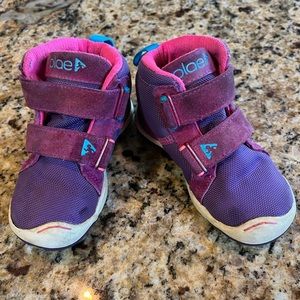 PLAE Girls Hi Top Shoes Sneakers 8 Purple